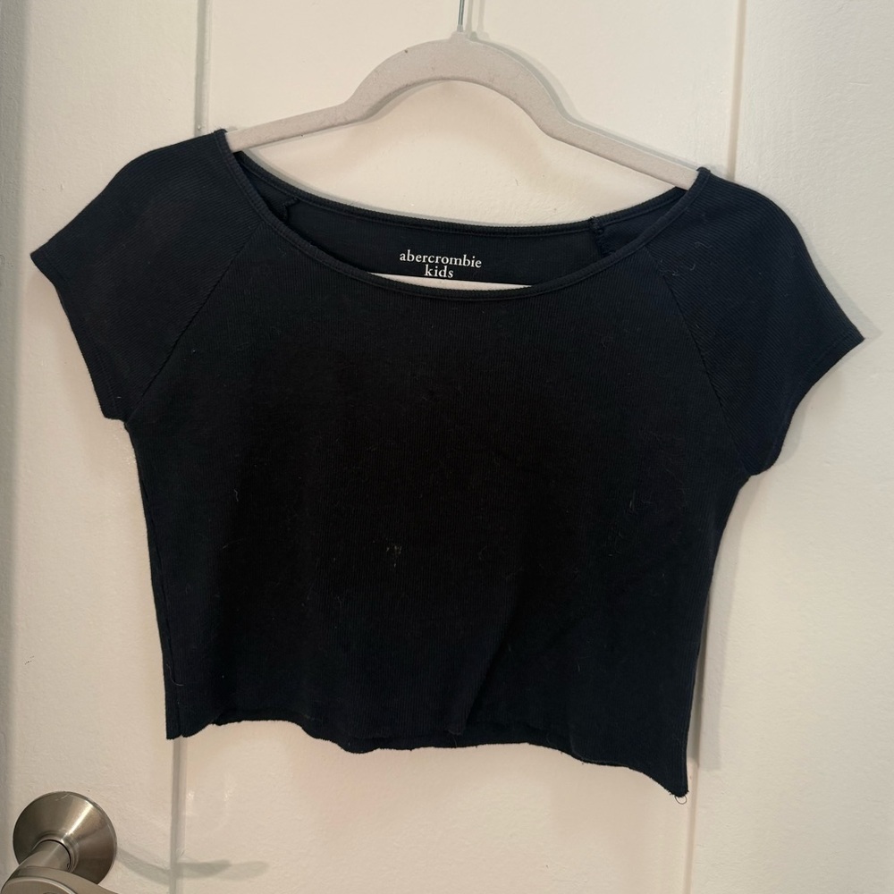 BOAT NECK Abercrombie Crop Top